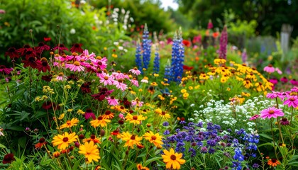 Vibrant flower garden (1)