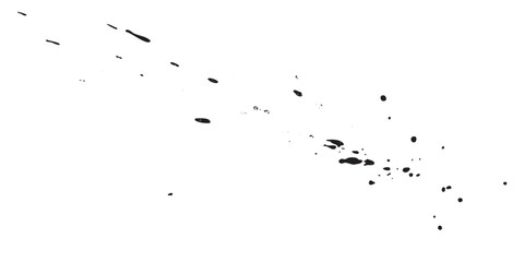 Fototapeta premium Vector grunge ink Artistic blots Black grunge splash isolated on white background Watercolor splashes High quality manually traced. Splatter grunge vector сollection Abstract trace elements