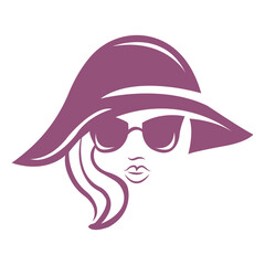 Beautiful illustration of logo design for woman's beauty 