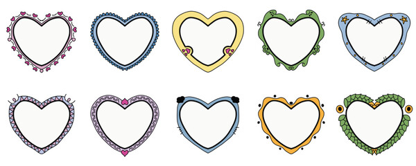 Artistic Hand Drawn Vector Sketch Border