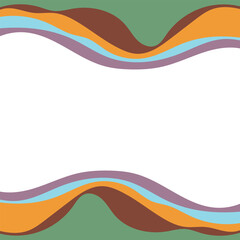 ABSTRACT BACKGROUND FLAT ORANGE BROWN GREEN BLUE SMOOTH PASTEL COLOR WITH HANDDRAWN ORGANIC SHAPES DESIGN VECTOR TEMPLATE GOOD FOR MODERN WEBSITE, WALLPAPER, COVER DESIGN 