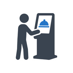 Restaurant Kiosk Order Icon