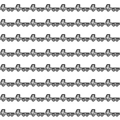 Obraz premium Seamless Truck Pattern Background