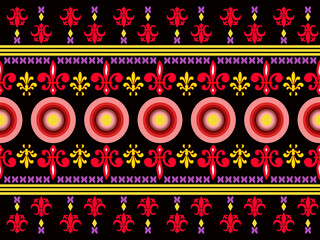 seamless pattern with flowers
