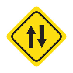 traffic sign vector, highway warning