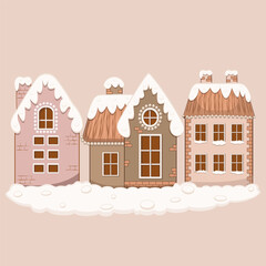 Delightful Christmas Gingerbread House With Festive Decorations and Candy Canes