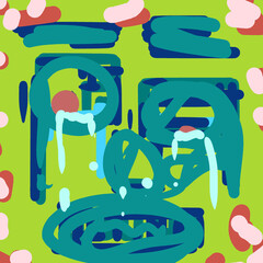 泣く人　シュール　抽象