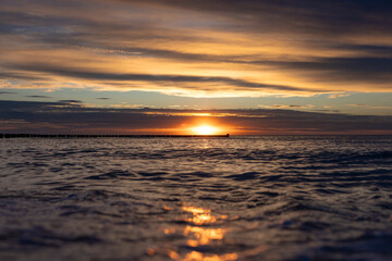 Sonnenuntergang an der Ostsee