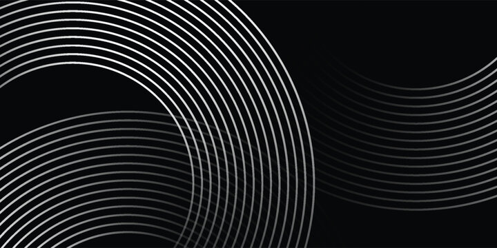 stripe pattern white line background. Thin line wavy abstract vector background. Curve wave seamless pattern. Abstract texture line