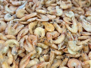 Indulge in a Fresh Shrimp Pile that is Perfectly Crafted for Seafood Lovers Everywhere. A vibrant and tempting pile of fresh shrimp, just waiting to be transformed into delicious seafood dishes