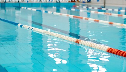 Obraz premium Indoor swimming pool lanes