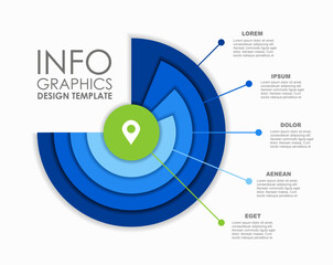 Infographic design template with place for your data. Vector illustration.