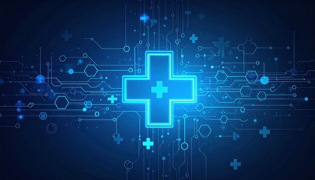 Digital Healthcare Innovation: Modern Medicine and Technology Integration Concept