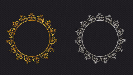 vintage gold frame