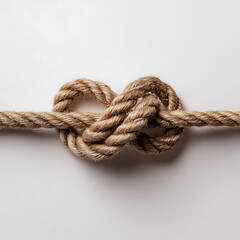 Strong Nautical Rope Knot Infinity Connection Symbol
