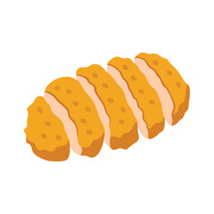 Crispy Katsu Cut Slices
