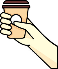 minimalist coffee illustration