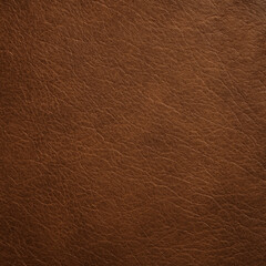 Fototapeta premium Rich brown leather texture with natural grain pattern, ideal for backgrounds or design elements