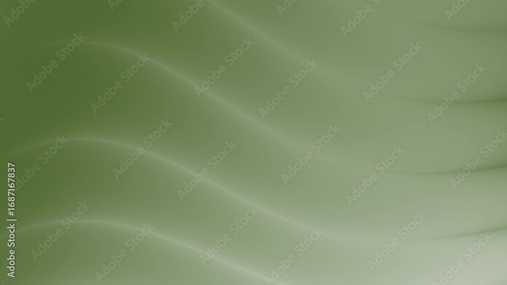 Poster abstract olive green waves background video, smooth transitions and calming movements creating a