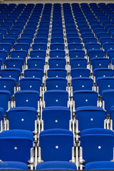 Sitzplätze im Stadion