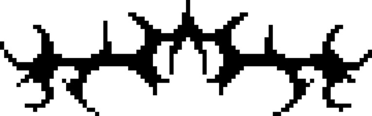 Pixel Art Y2K Neotribal Vectors Brutalism Futuristic abstract vectors
