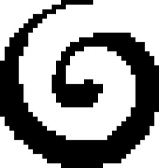 Fototapeta premium Pixel Art Y2K Neotribal Vectors Brutalism Futuristic abstract vectors 