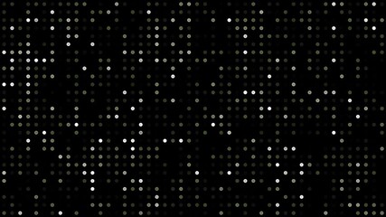 Digital noise animation with subtle flickering lights and technical data stream effect - Powered by Adobe