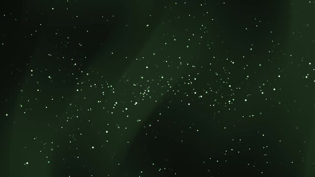 abstract particle background green glow evokes cosmic mystery for website header graphic design