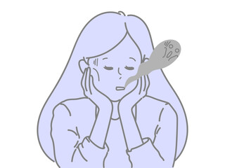 女性　イラスト