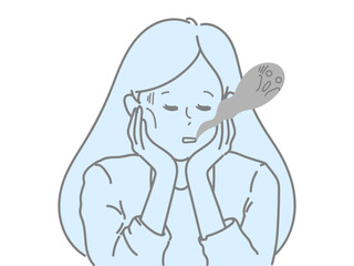 女性　イラスト