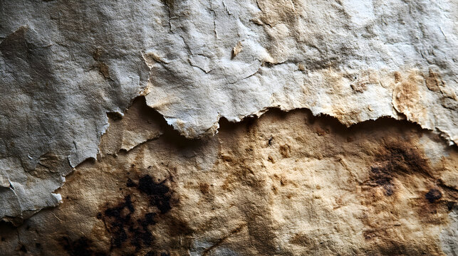Close-up Texture of Weathered Rock Formations - Powered by Adobe