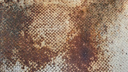 rusty iron motif with irregular pattern. grey and brown