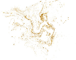 Fototapeta premium Abstract Shiny Gold Glitter design element. Marbled Lines. Marble Effect. For New Year, Merry Christmas, Birthday and Wedding greeting card and invitation. Luxury Background design