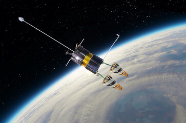 Multipurpose space communications satellite