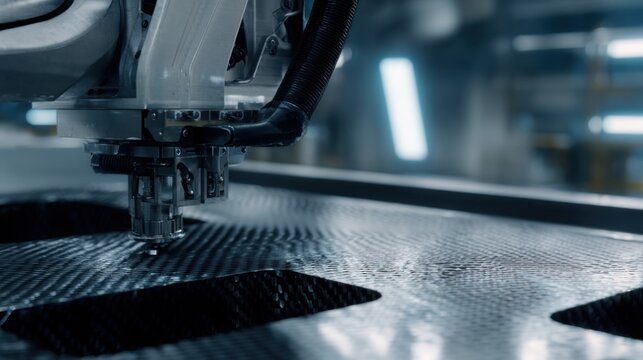 sewing machine in a factory