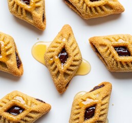 Traditional Algerian Makrout Pastry with Dates and Honey