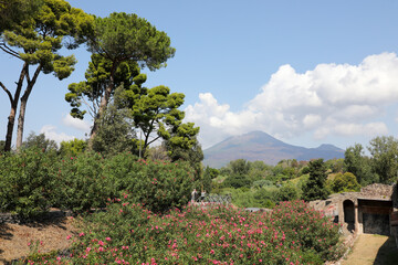 One day in Pompei near Naples, UNESCO heritage