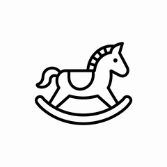 wooden rocking horse