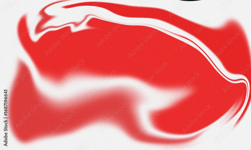Poster vibrant red and white swirl abstract liquid motion background dynamic flowing pattern white backgrou