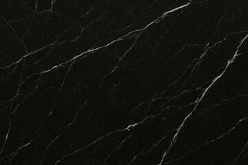 High quality black marble texture background with natural white veins and polished surface. Ideal for luxury design, interior, wallpaper, architecture, and elegant backgrounds.
