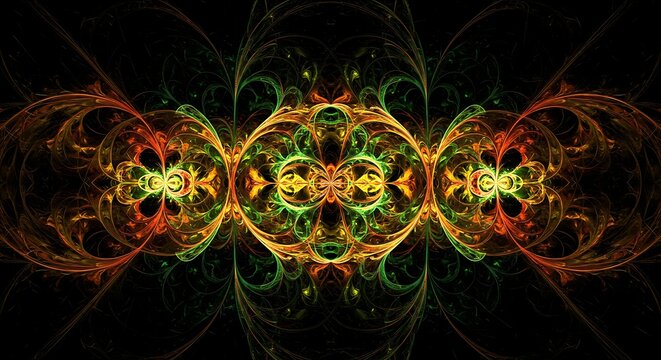 Modern Abstract Art with a Futuristic Vibe