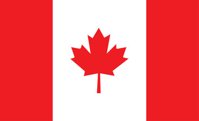 Canada flag PNG vector. Canada Square and round, Canada wavy flag digital vector illustration.
