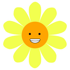 Groovy Flower Cartoon