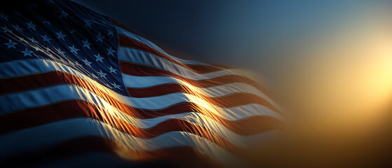 American flag waving patriotic usa stars stripes memorial day image