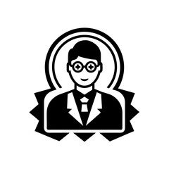intellectual property monotone icon in powerpoint 