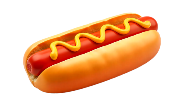 Hot Dog with Mustard and Ketchup