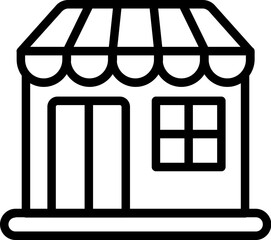 Simple and modern duper market building