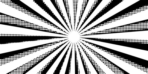 Cartoon halftone line. Comic lines. Concentrated frames. Superhero hero. Anime focus isolated on white background. Radial pattern. Accent attention. Action hd. Superhero texture. Eps10