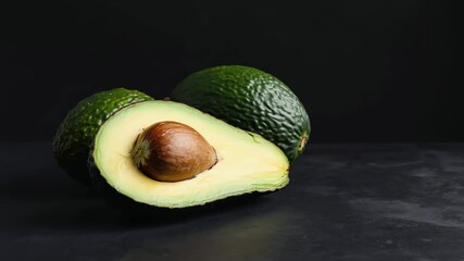 Abstract Dark Black Background Moving Smoothly Loopable