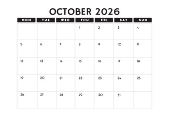 Big Set of 2026 Happy New Year logo text design. 2026 number design template. Collection of 2026 Happy New Year symbols. Vector illustration with black labels isolated on white background.